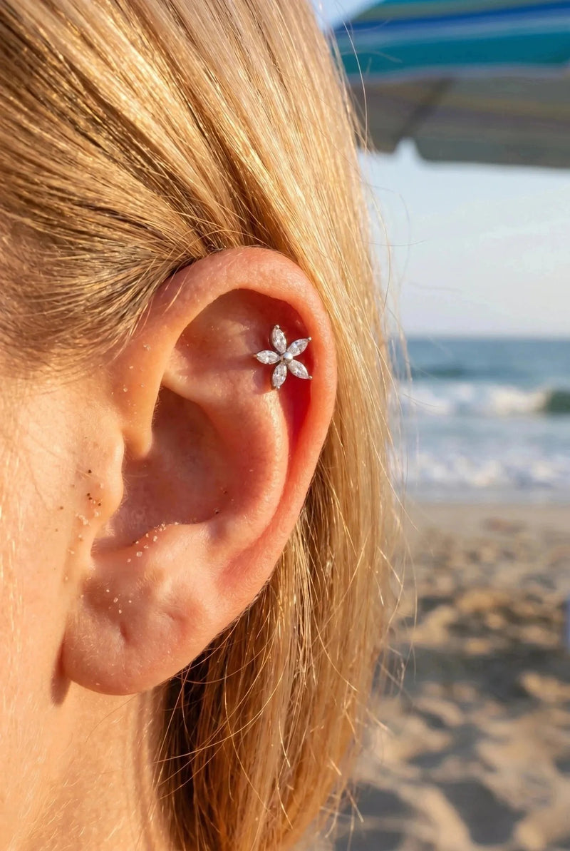 Piercing Fleur Éclat